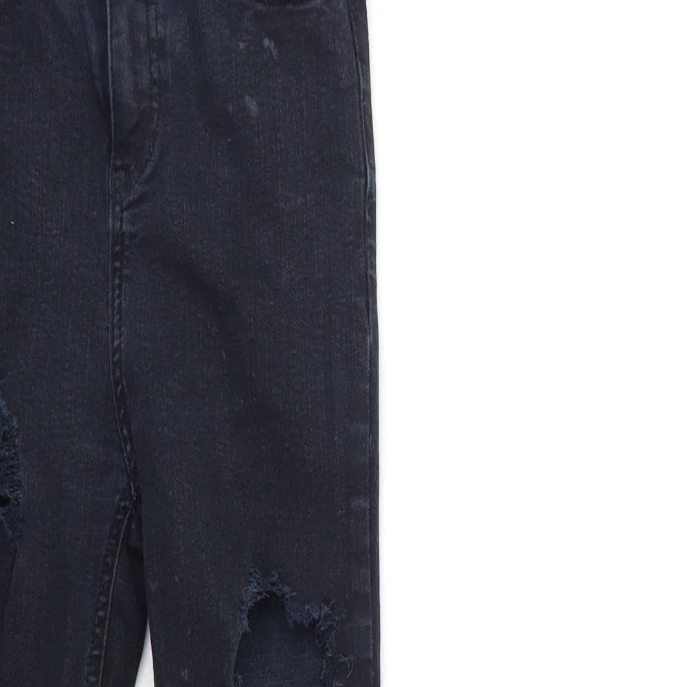 Denim & Co. Womens Blue  Denim Skinny Jeans Size 8 L27 in