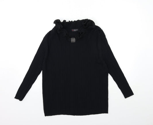 Womens UK Size XL Bonmarché Black Pullover Jumper