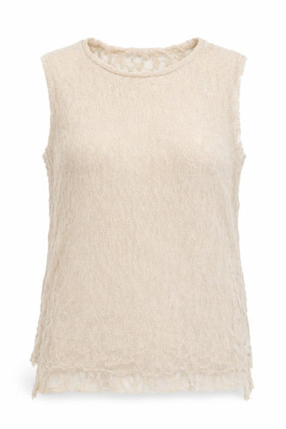 Womens UK Size 16 Topshop Beige Basic Tank