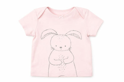 F&F Girls Pink   Basic T-Shirt Size 6-9 Months