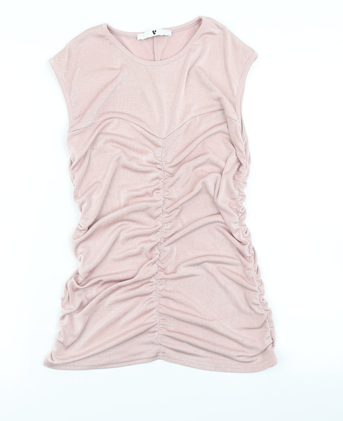 Womens UK Size 12 V By Very Pink Basic T-Shirt
