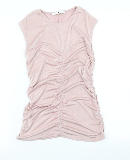 Womens UK Size 12 V By Very Pink Basic T-Shirt