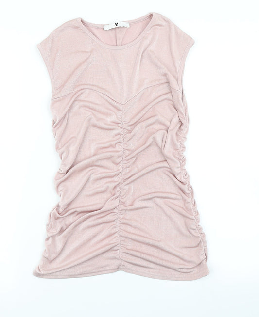 Womens UK Size 12 V By Very Pink Basic T-Shirt
