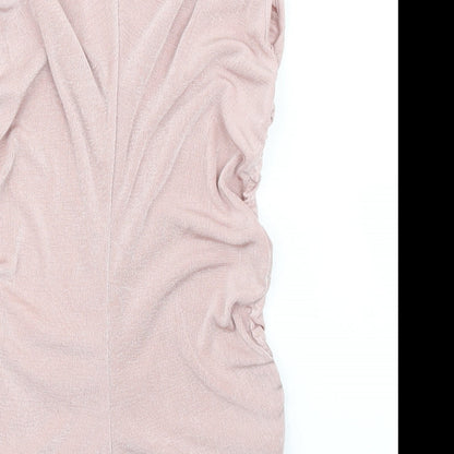 Womens UK Size 12 V By Very Pink Basic T-Shirt