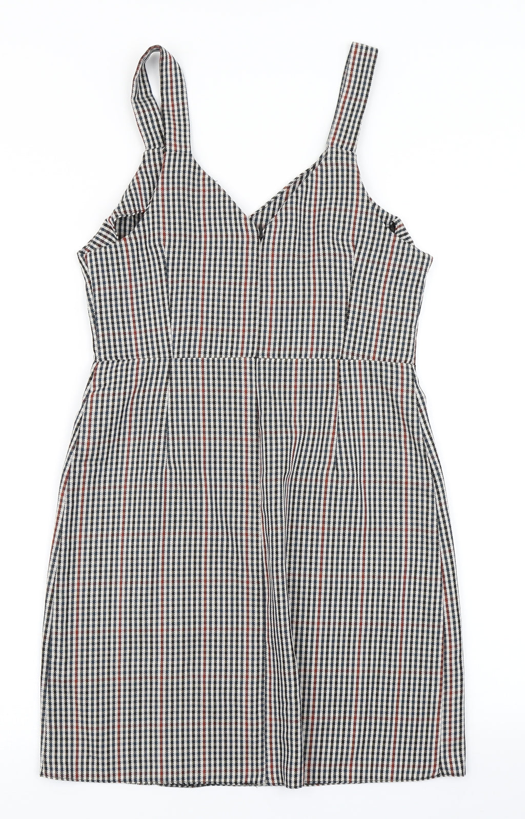 Primark Womens Blue Check  Pencil Dress  Size 6