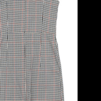 Primark Womens Blue Check  Pencil Dress  Size 6