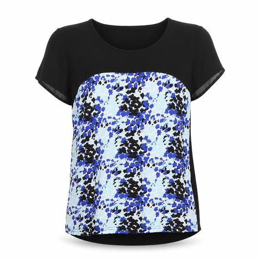 Womens UK Size 10 Originals Blue Basic T-Shirt