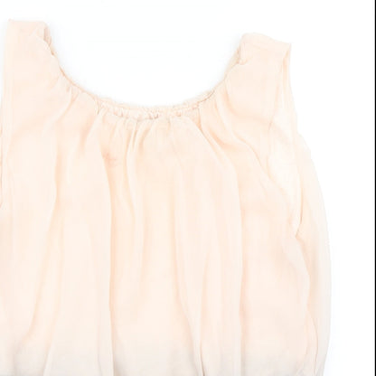 Cameo Rose Womens Pink   Basic Blouse Size M