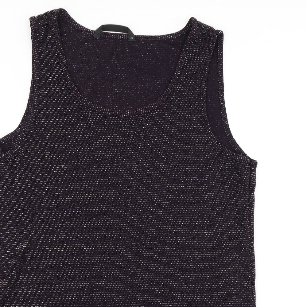 Dunnes Womens Purple   Basic Tank Size 12