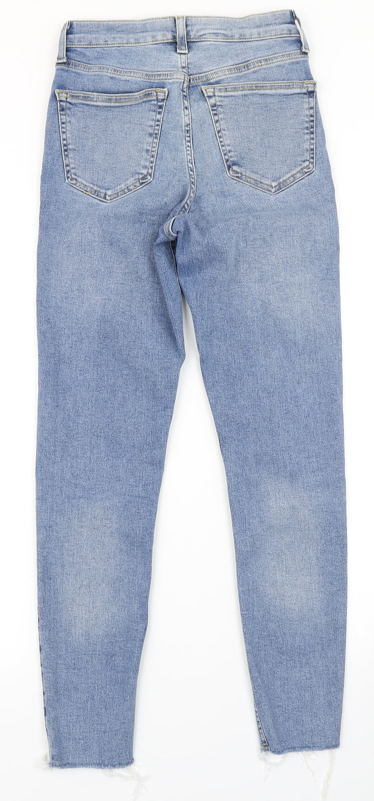 Topshop Womens Blue  Denim Skinny Jeans Size 25 in L30 in
