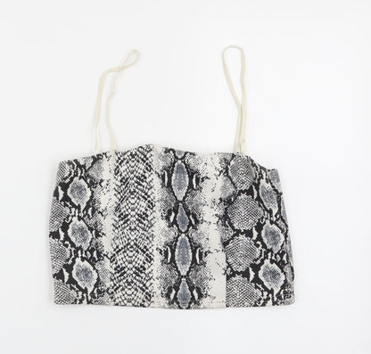 cameo rose Womens Multicoloured Geometric  Basic Tank Size 8  - crop top