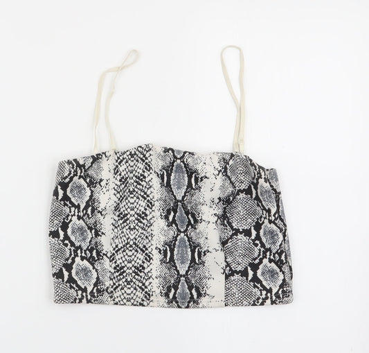 cameo rose Womens Multicoloured Geometric  Basic Tank Size 8  - crop top