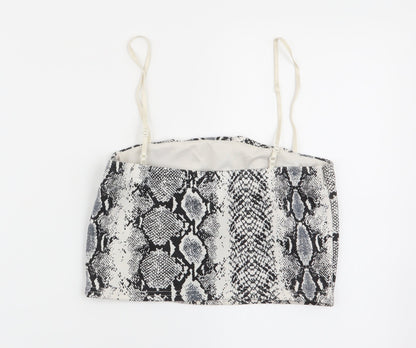 cameo rose Womens Multicoloured Geometric  Basic Tank Size 8  - crop top