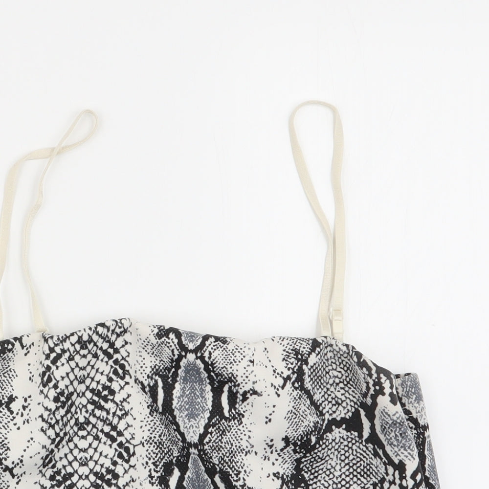 cameo rose Womens Multicoloured Geometric  Basic Tank Size 8  - crop top