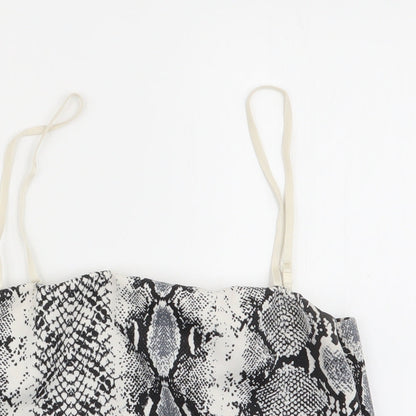 cameo rose Womens Multicoloured Geometric  Basic Tank Size 8  - crop top