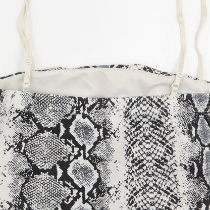 cameo rose Womens Multicoloured Geometric  Basic Tank Size 8  - crop top