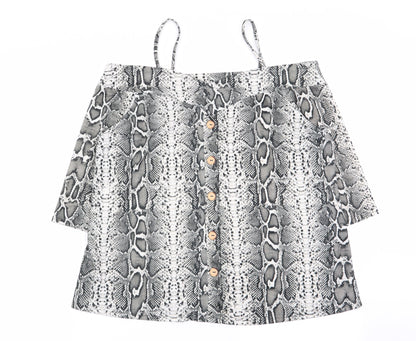 capsule Womens Multicoloured Geometric  Basic Blouse Size 14