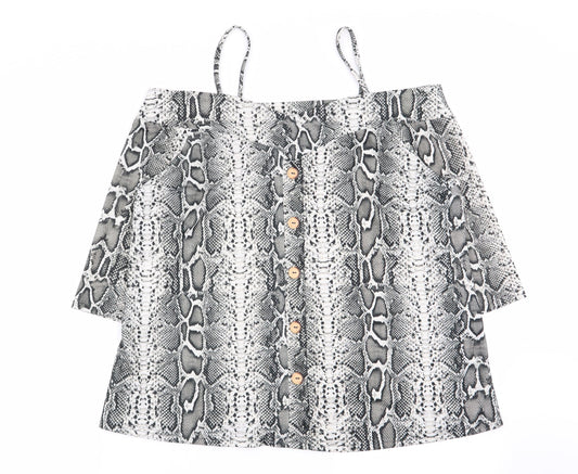 capsule Womens Multicoloured Geometric  Basic Blouse Size 14