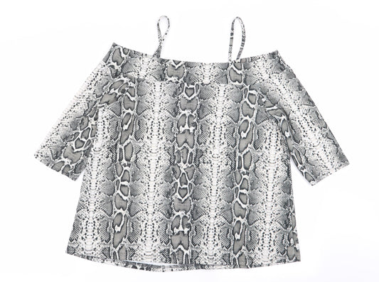 capsule Womens Multicoloured Geometric  Basic Blouse Size 14