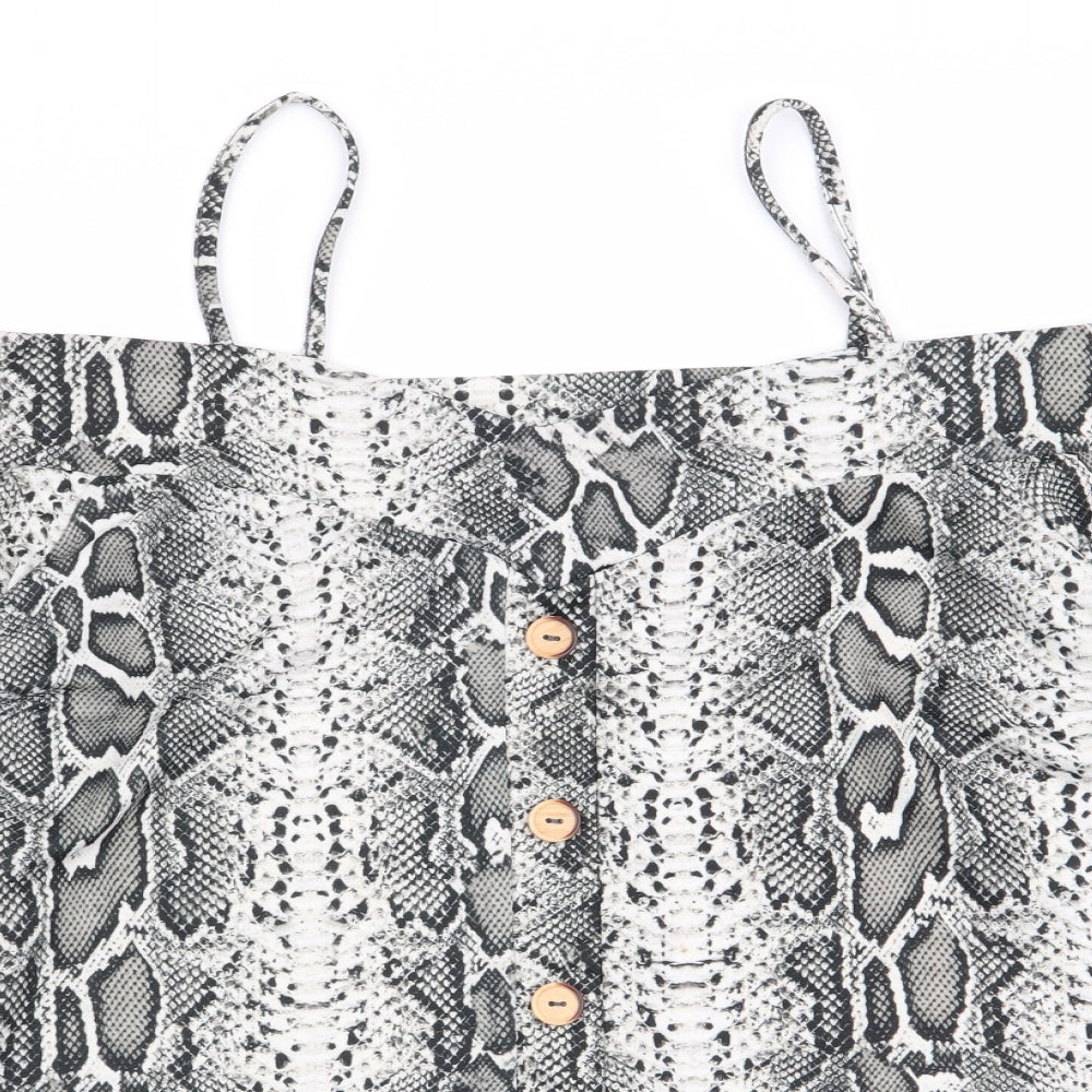 capsule Womens Multicoloured Geometric  Basic Blouse Size 14