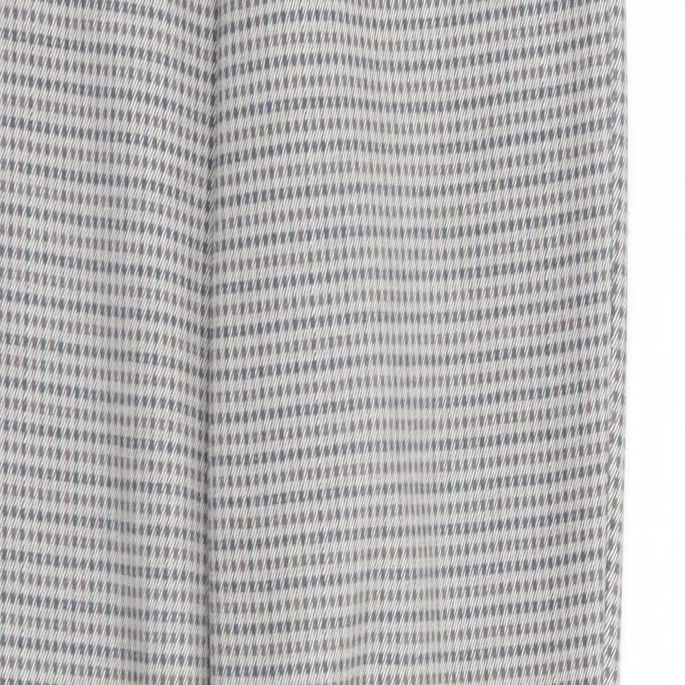 Womens UK Size 6 Zara Regular Fit  Multicoloured Trousers