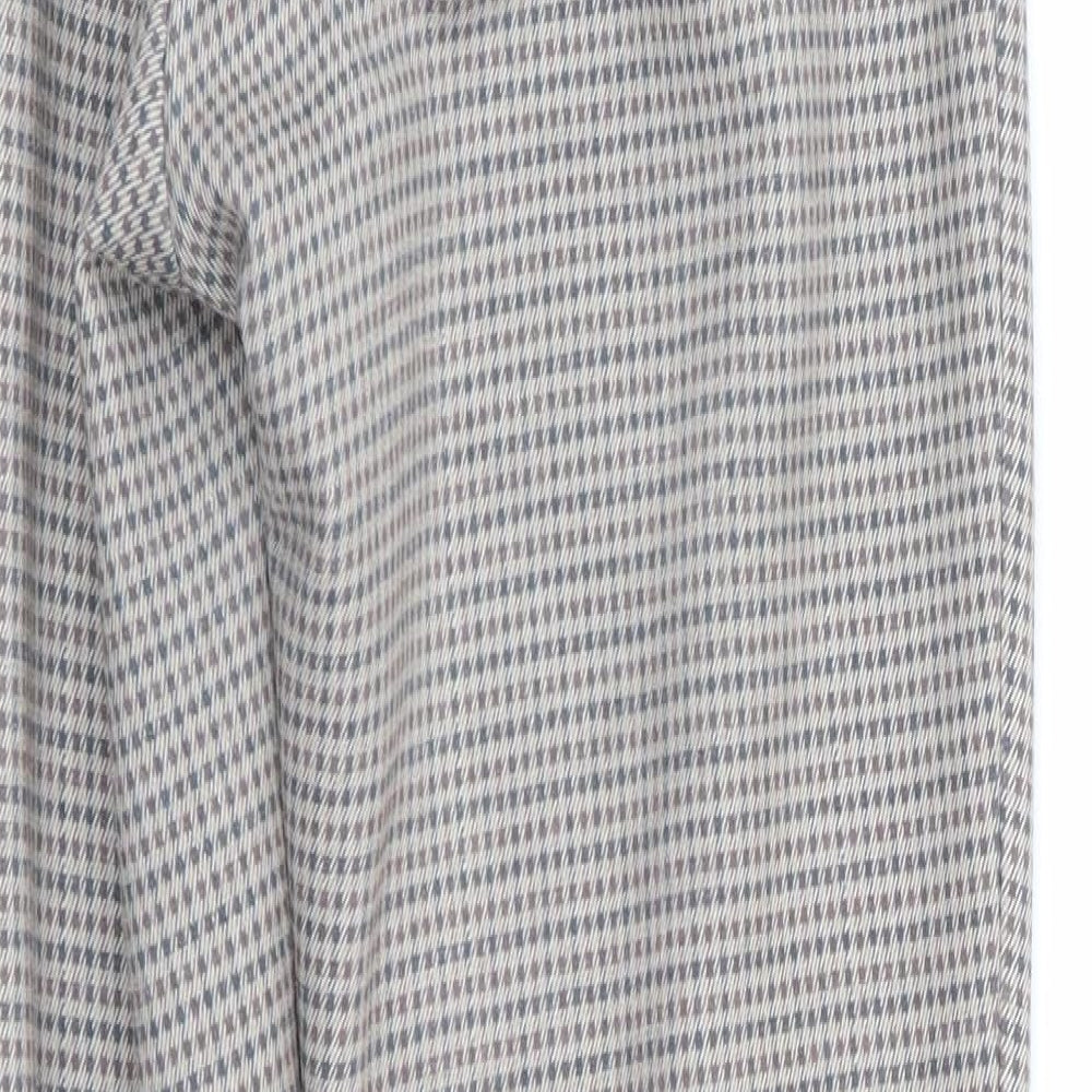 Womens UK Size 6 Zara Regular Fit  Multicoloured Trousers