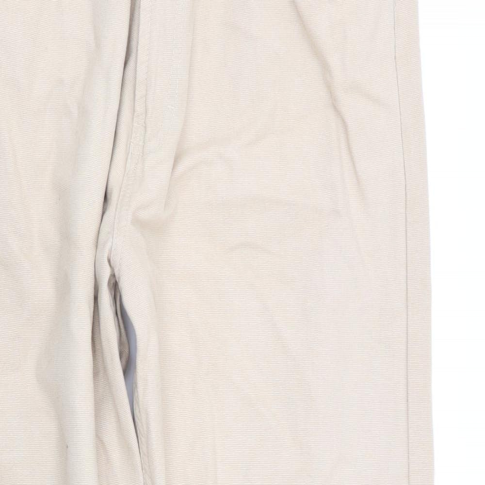 Mens UK Size 32 in chen Regular Fit Straight Beige Jeans
