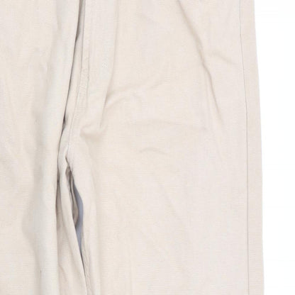 Mens UK Size 32 in chen Regular Fit Straight Beige Jeans