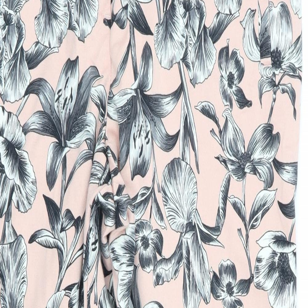 F&F Womens Multicoloured Floral  Trousers  Size 34 in L28 in