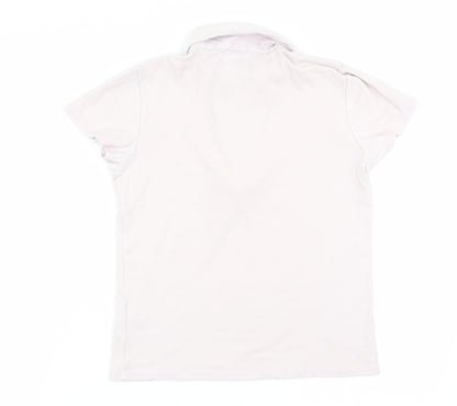 Womens UK Size 10 BHS Pink Basic Polo