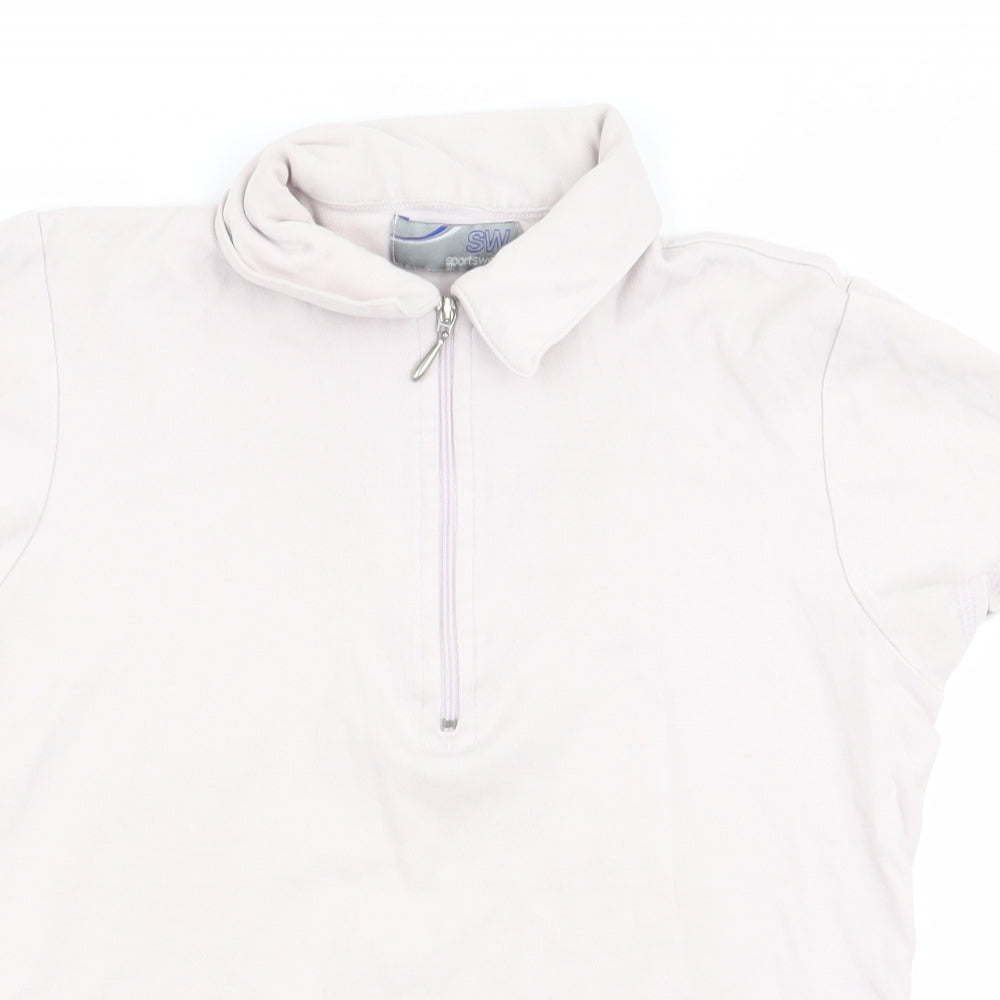 Womens UK Size 10 BHS Pink Basic Polo