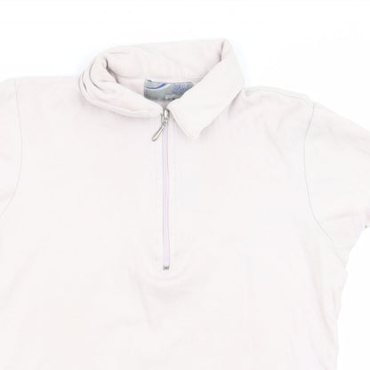 Womens UK Size 10 BHS Pink Basic Polo