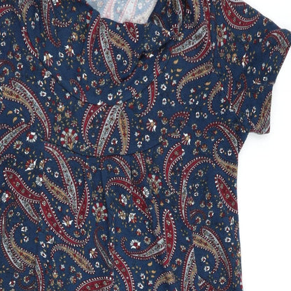 tenki Womens Multicoloured Geometric  T-Shirt Dress  Size L