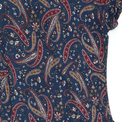 tenki Womens Multicoloured Geometric  T-Shirt Dress  Size L