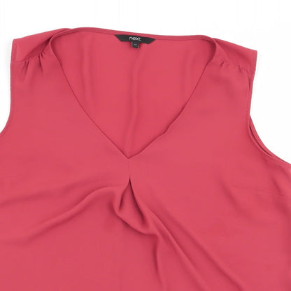 NEXT Womens Brown   Basic Blouse Size 14