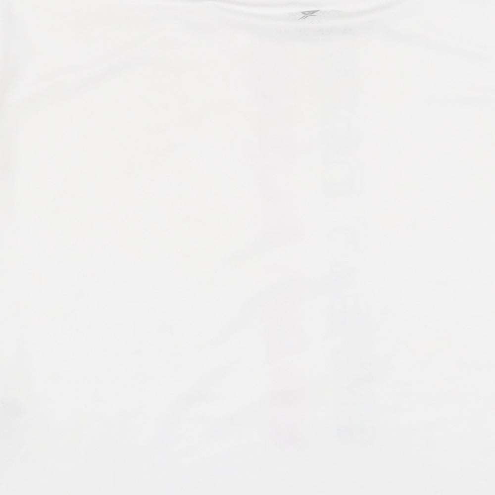 workout Womens White   Basic T-Shirt Size 6