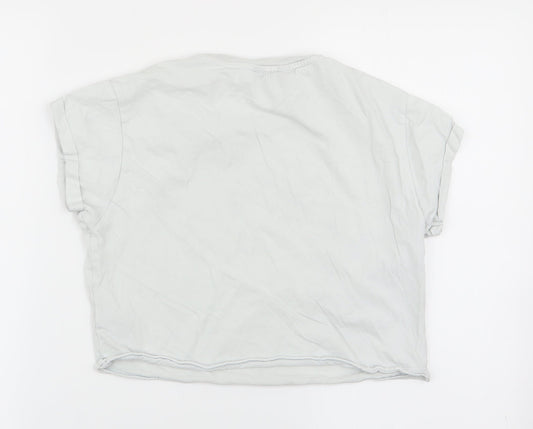 New Look Girls White   Basic T-Shirt Size 12-13 Years