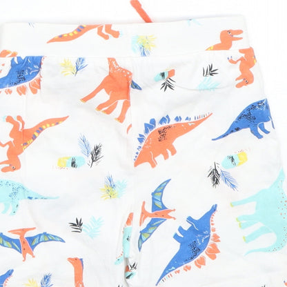 Primark Baby White Animal Print  Cami Sleep Shorts Size 18-24 Months