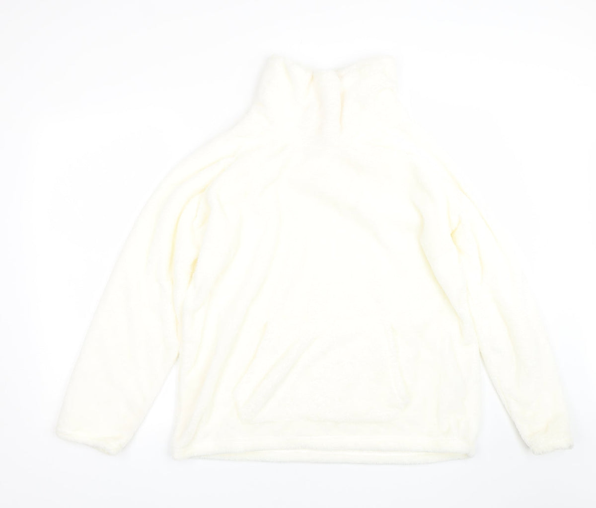 Pep&Co Womens White   Pullover Sweatshirt Size 16