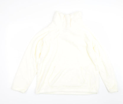 Pep&Co Womens White   Pullover Sweatshirt Size 16