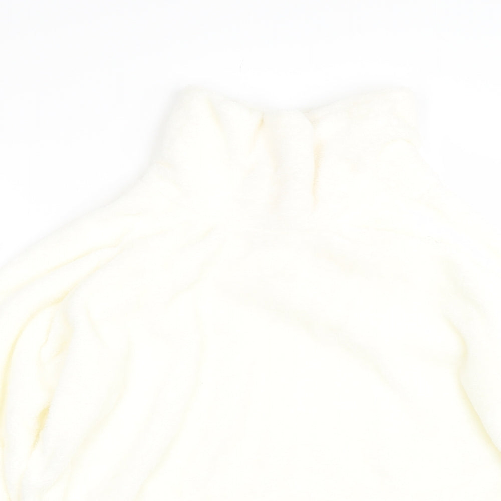 Pep&Co Womens White   Pullover Sweatshirt Size 16