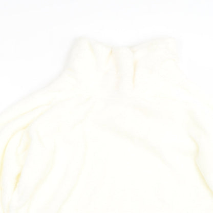 Pep&Co Womens White   Pullover Sweatshirt Size 16
