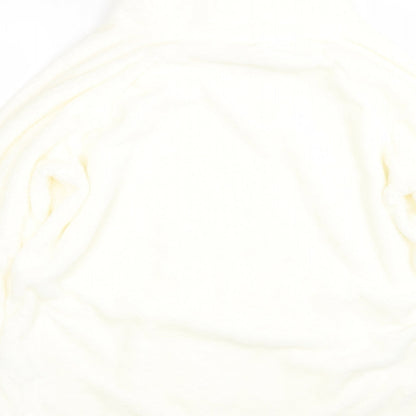 Pep&Co Womens White   Pullover Sweatshirt Size 16