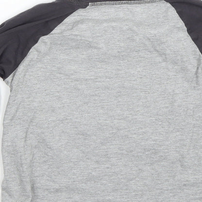 George Boys Grey   Basic T-Shirt Size 6-7 Years