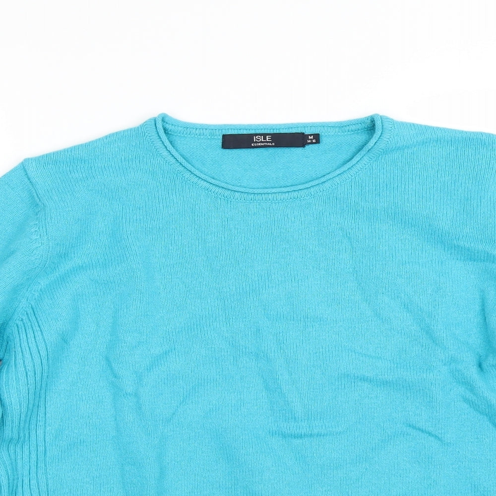 isle essentials Womens Blue   Pullover Jumper Size M