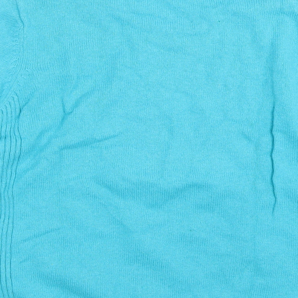 isle essentials Womens Blue   Pullover Jumper Size M