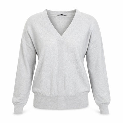 Womens UK Size 12 Peacocks Grey Pullover Jumper