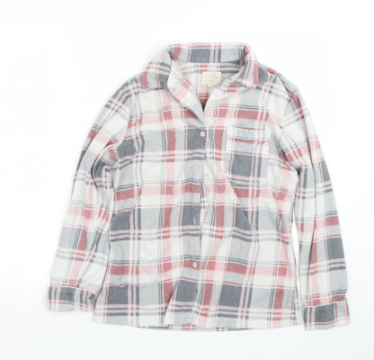 NEXT Womens Pink Check  Cami Pyjama Top Size S