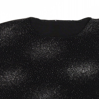 Bonmarche Womens Black   Basic T-Shirt Size L