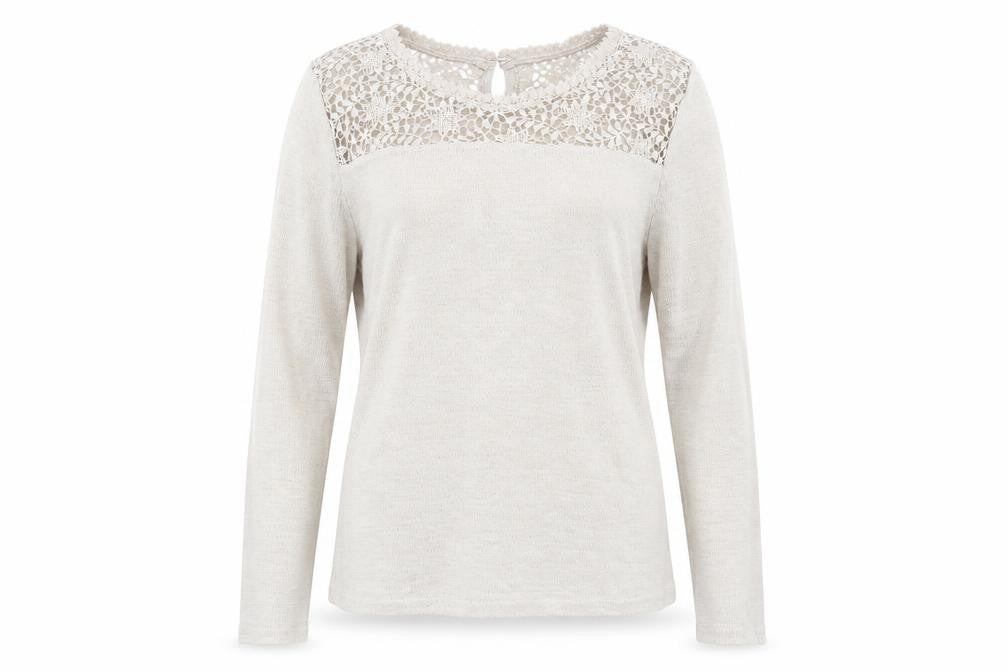 Womens UK Size 12 New Look Beige Pullover Jumper